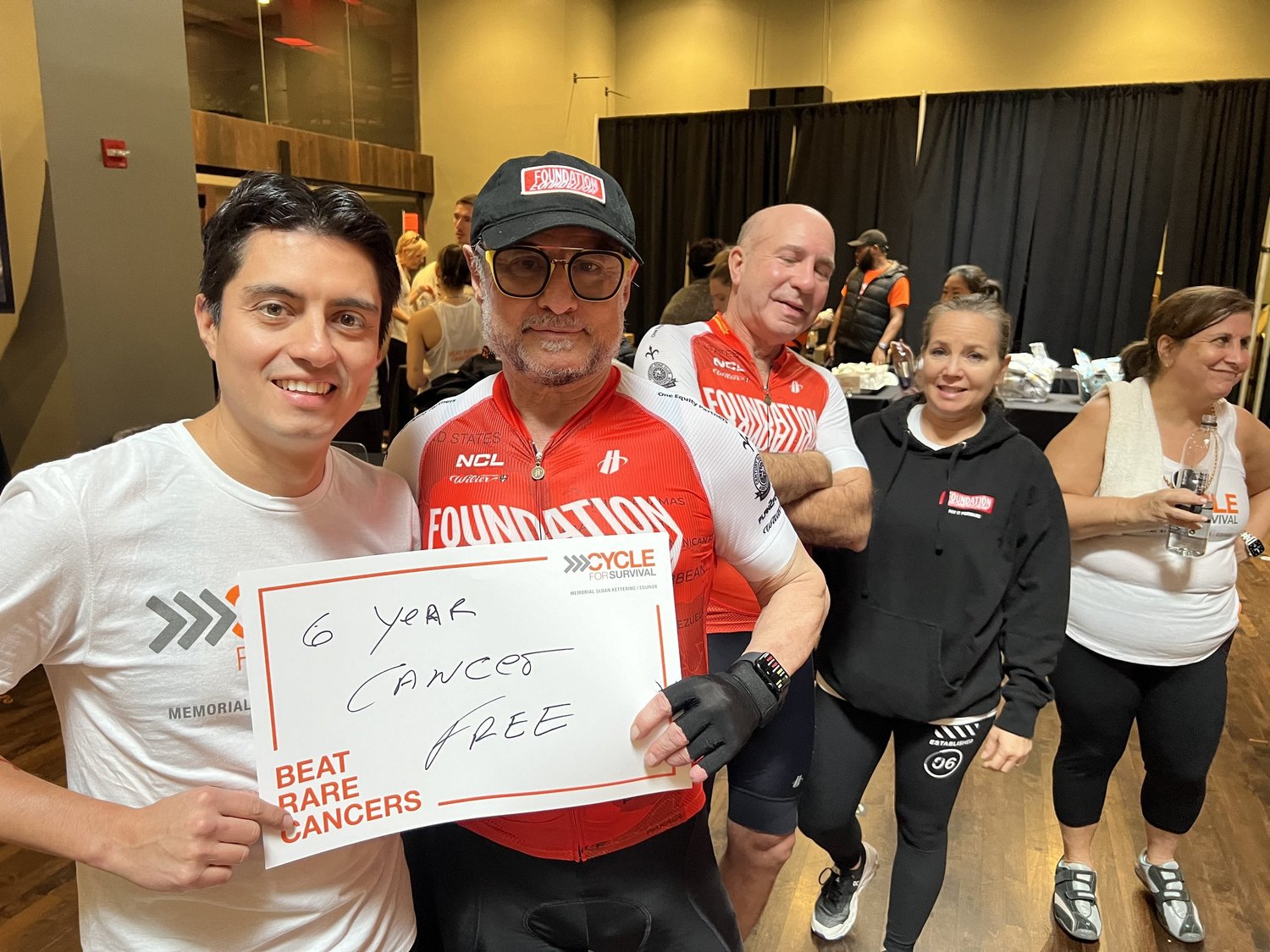 Foundation supporters at Cycle for Survival